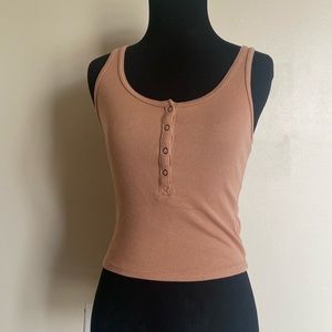 button down tank top